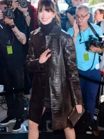 NFW Anne Hathaway 2023 Leather Coat
