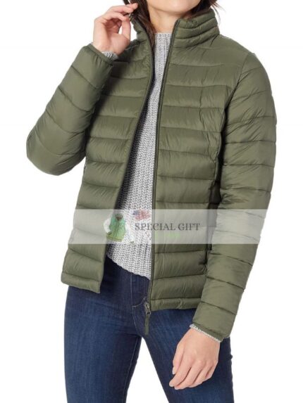 iconic - Green Puffer Jacket