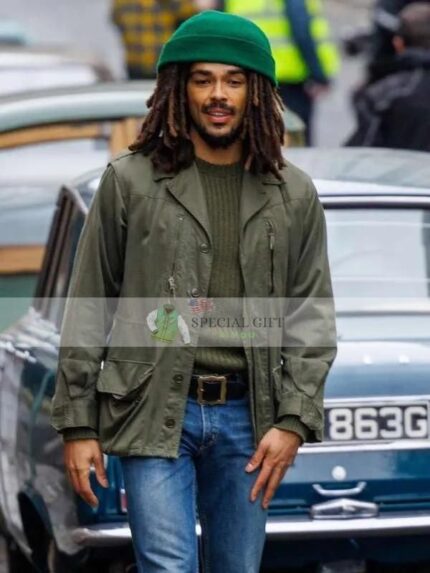 Bob Marley One Love Kingsley Ben Adir Green Jacket