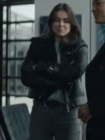 Reacher S02 Karla Dixon Shearling Leather Jacket