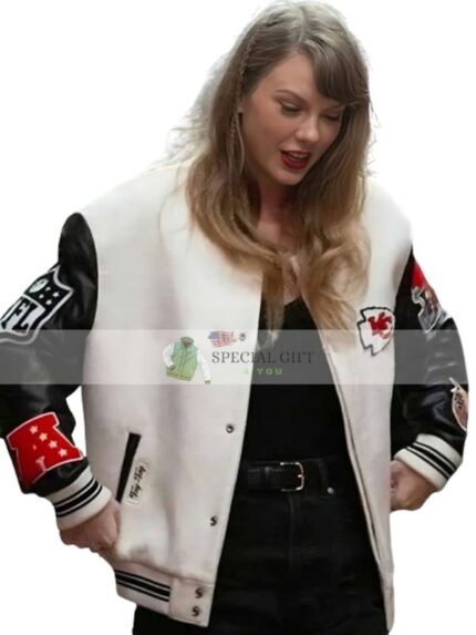 Taylor Swift NFL Kanas City Chiefs Varsity Jacket