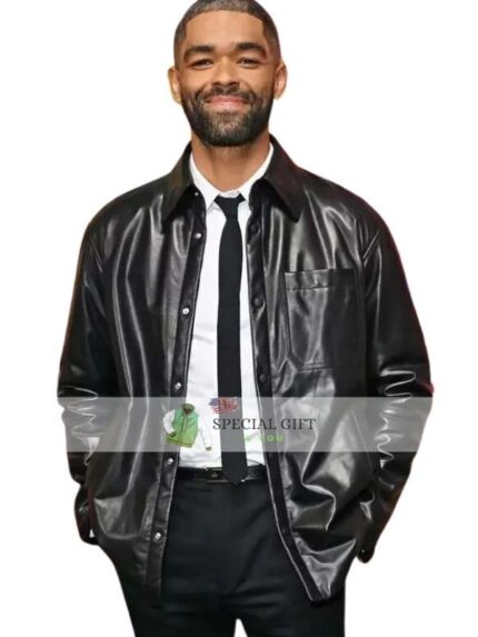 BRIT Awards Kingsley Ben Adir Black Leather Jacket