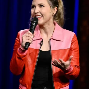 After Midnight Show Host Taylor Tomlinson Leather Jacket