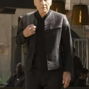 Patrick Stewart Star Trek Picard Black Jacket