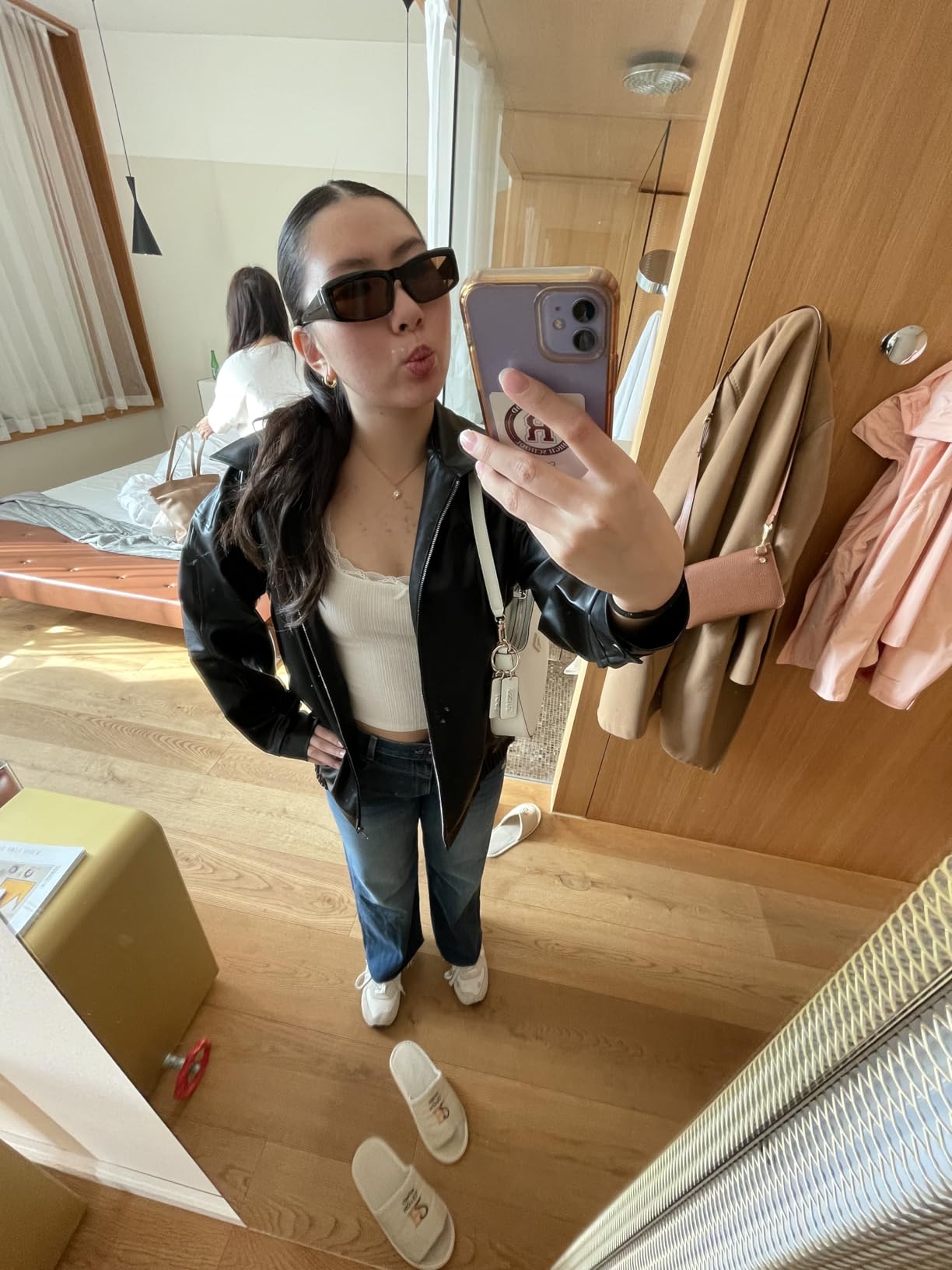 Customer Review - Women Black Biker Jacket - Special Gift 4you