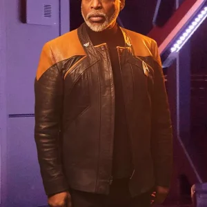 Star Trek Picard Season 3 Commodore Geordi La Forge Leather Jacket