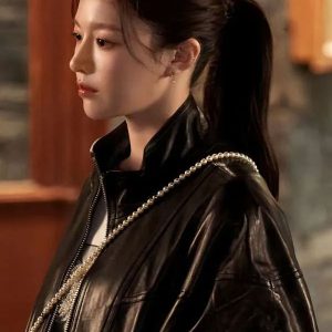 Cha Mu-hee Can This Love Be Translated Black Leather Jacket