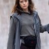 Claire Foy H Is for Hawk Grey Vest