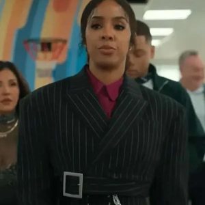 Relationship Goals Kelly Rowland Pinstripe Blazer