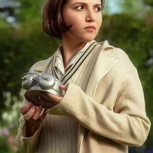 Agatha Christies Seven Dials Mia McKenna-Bruce Wool Coat