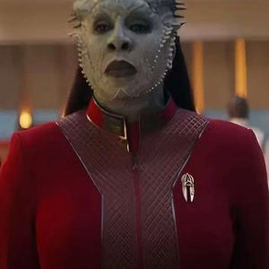 Star Trek Starfleet Academy Lura Thok Red Jacket
