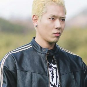 Study Group Joo Yeon-woo Black Leather Jacket