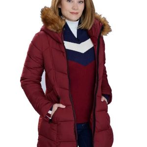 Kim Matula The Finnish Line Red Parka Jacket