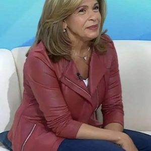 Hoda Kotb The Today Show Leather Jacket