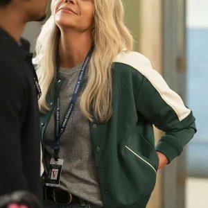 Abbott Elementary S04 Kaitlin Olson Green Track Jacket