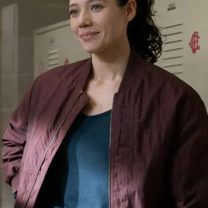 Chicago Fire S14 Hanako Greensmith Maroon Jacket