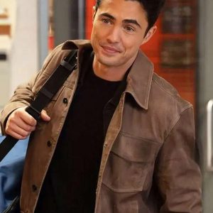 Dr. John Frost Chicago Fire Brown Suede Leather Jacket