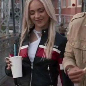 Idolos 2026 Ana Mena Biker Leather Jacket