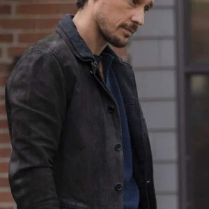 Memory of a Killer Peter Gadiot Black Leather Jacket
