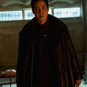Humint Park Hae-joon Leather Coat