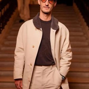 Paris Fashion Week Pierre Niney Coat
