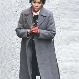 Emmy Raver-Lampman The Beekeeper 2 Grey Coat