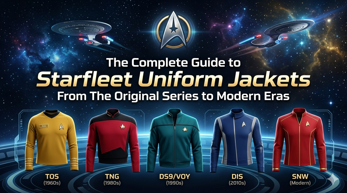 The Complete Guide to Starfleet Uniform Jackets: From The Original Series to Modern Eras